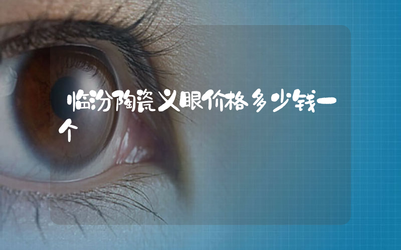 临汾陶瓷义眼价格多少钱一个