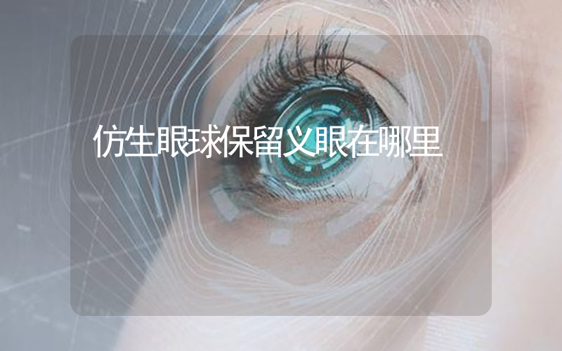 仿生眼球保留义眼在哪里