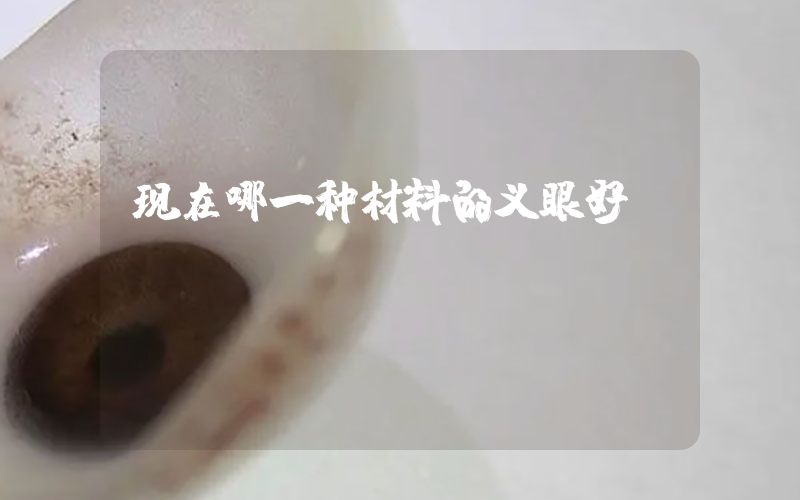 现在哪一种材料的义眼好