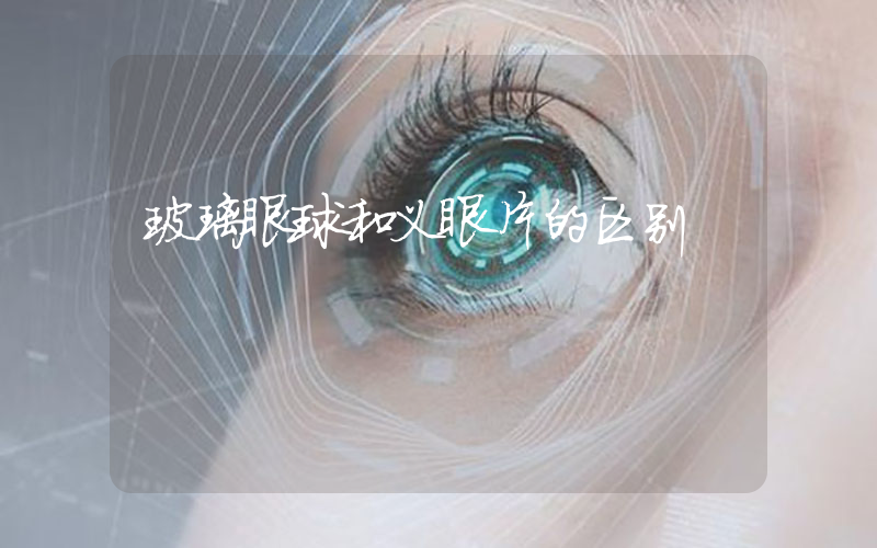 玻璃眼球和义眼片的区别
